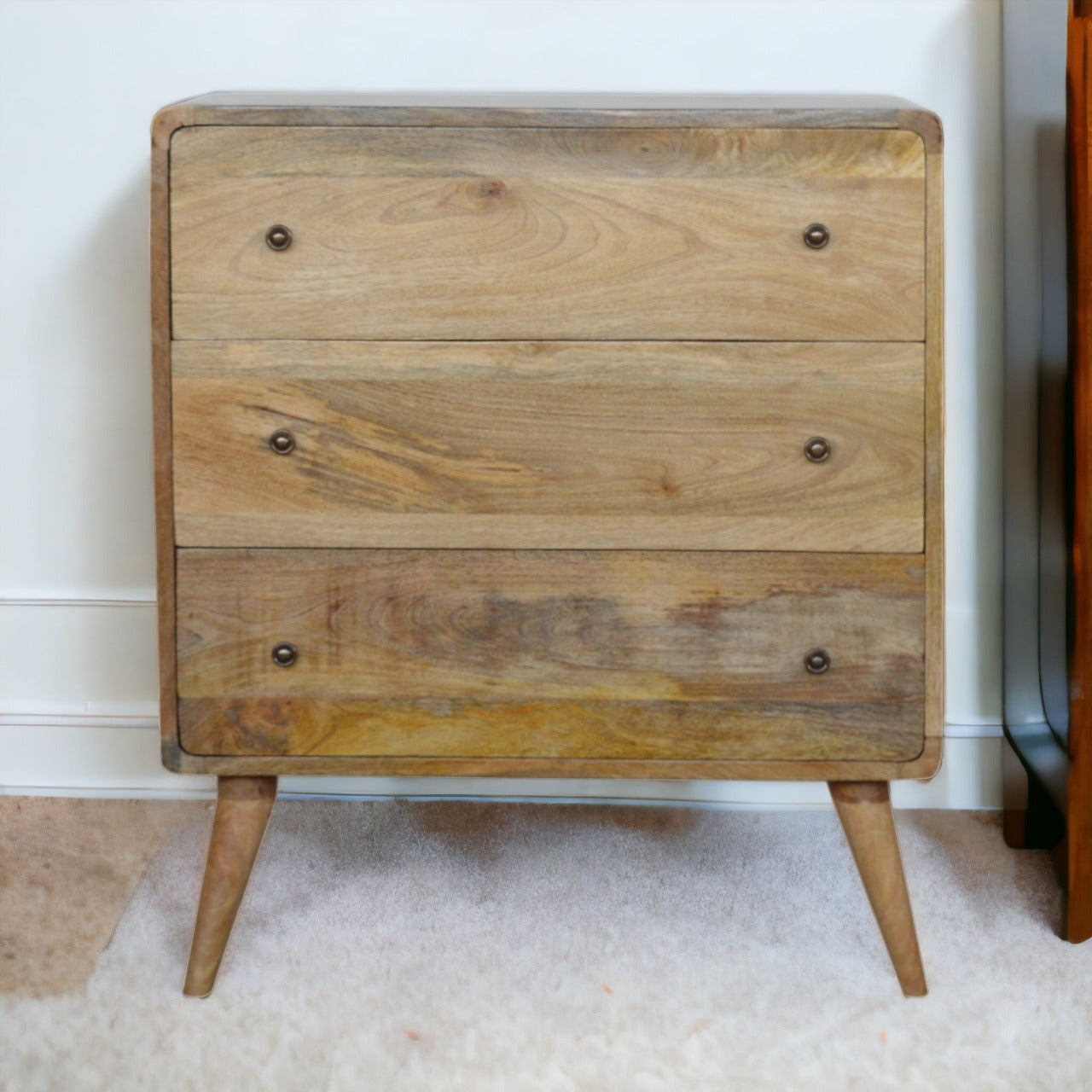 Mango Curved Chest of Drawers