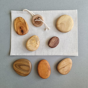 Wooden Stacking Pebbles