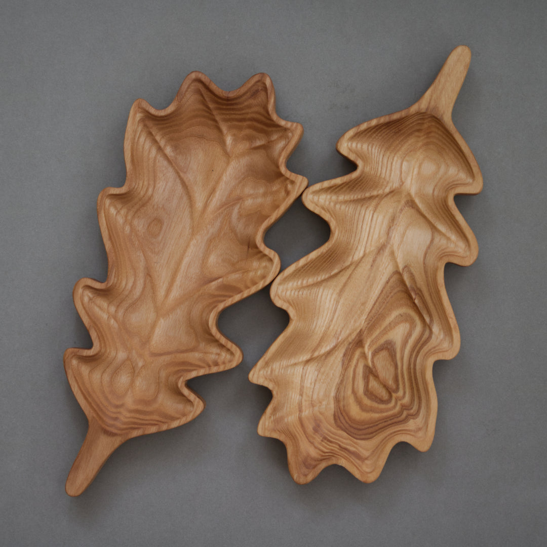 Long Leaf Wooden Tray