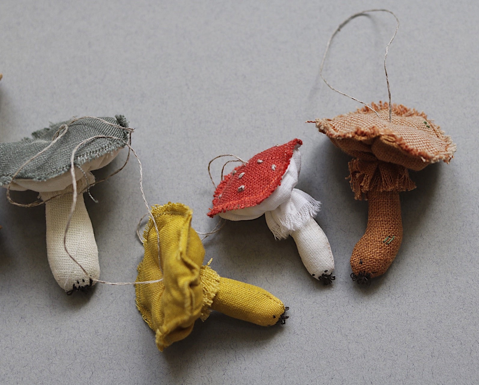 Handsewn Mushroom Set