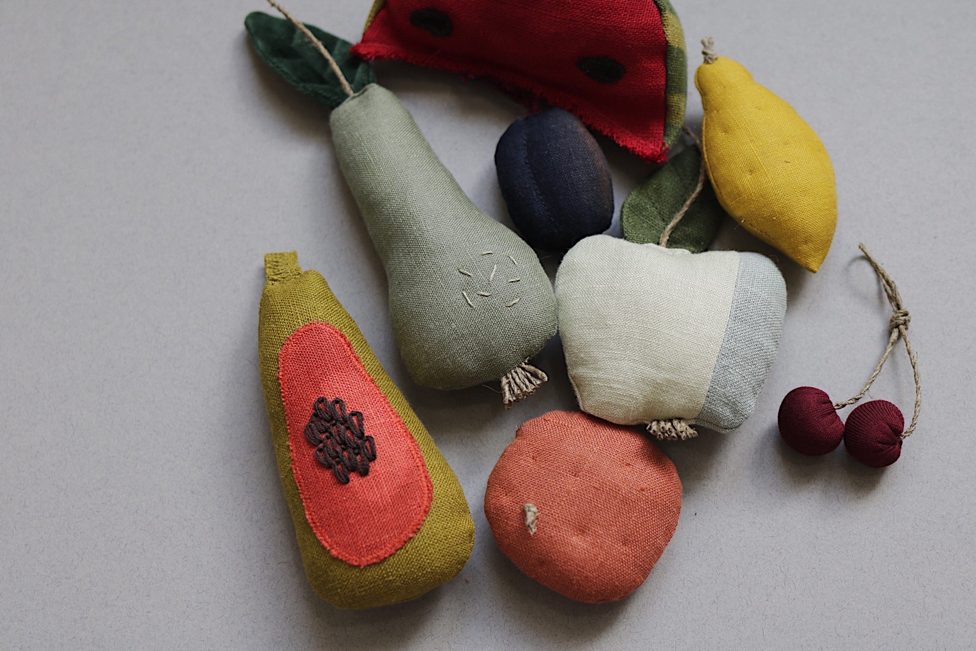 Handsewn Fruits Set